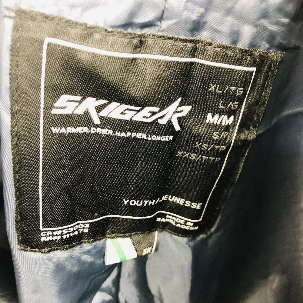 Ski Gear by Arctix Youth Insulated Snow Pants Medium Black Snowboarding Skiing